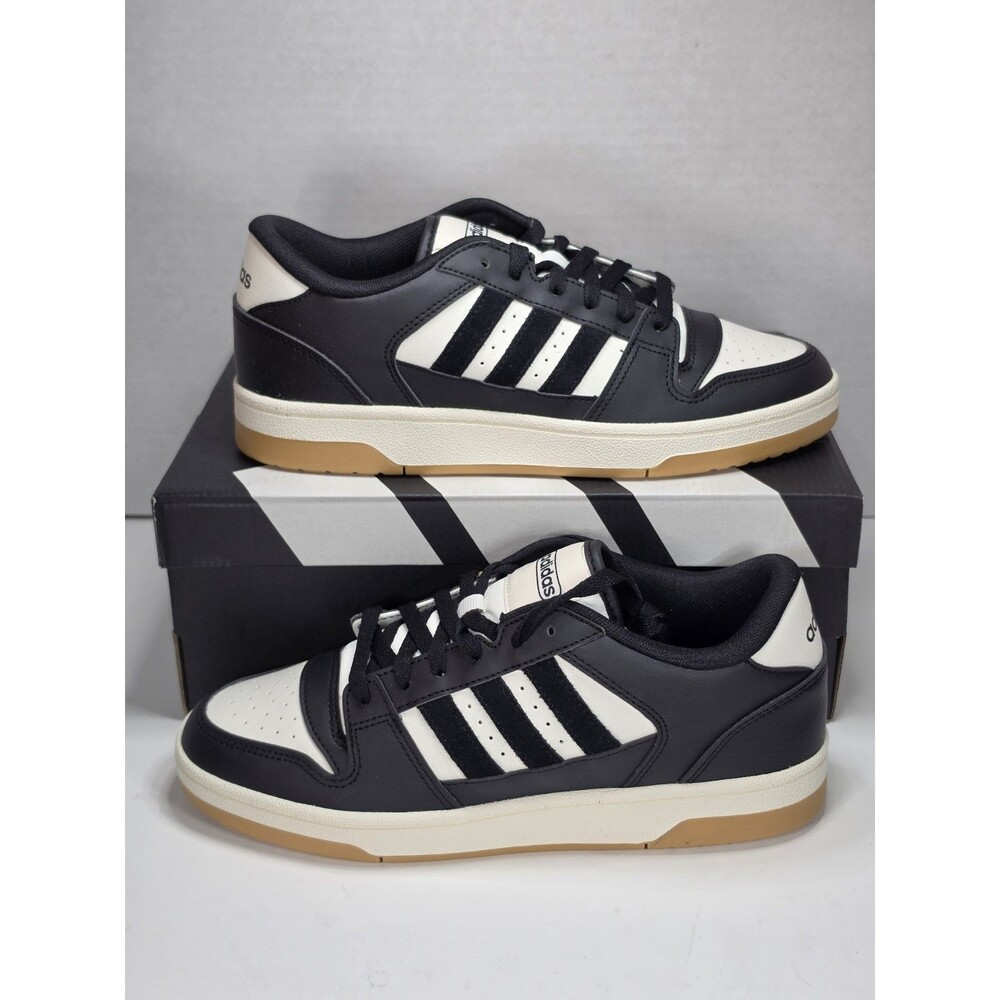 Adidas Break Start Low Casual Shoes Sneakers Size M8 W9 Black White Gum